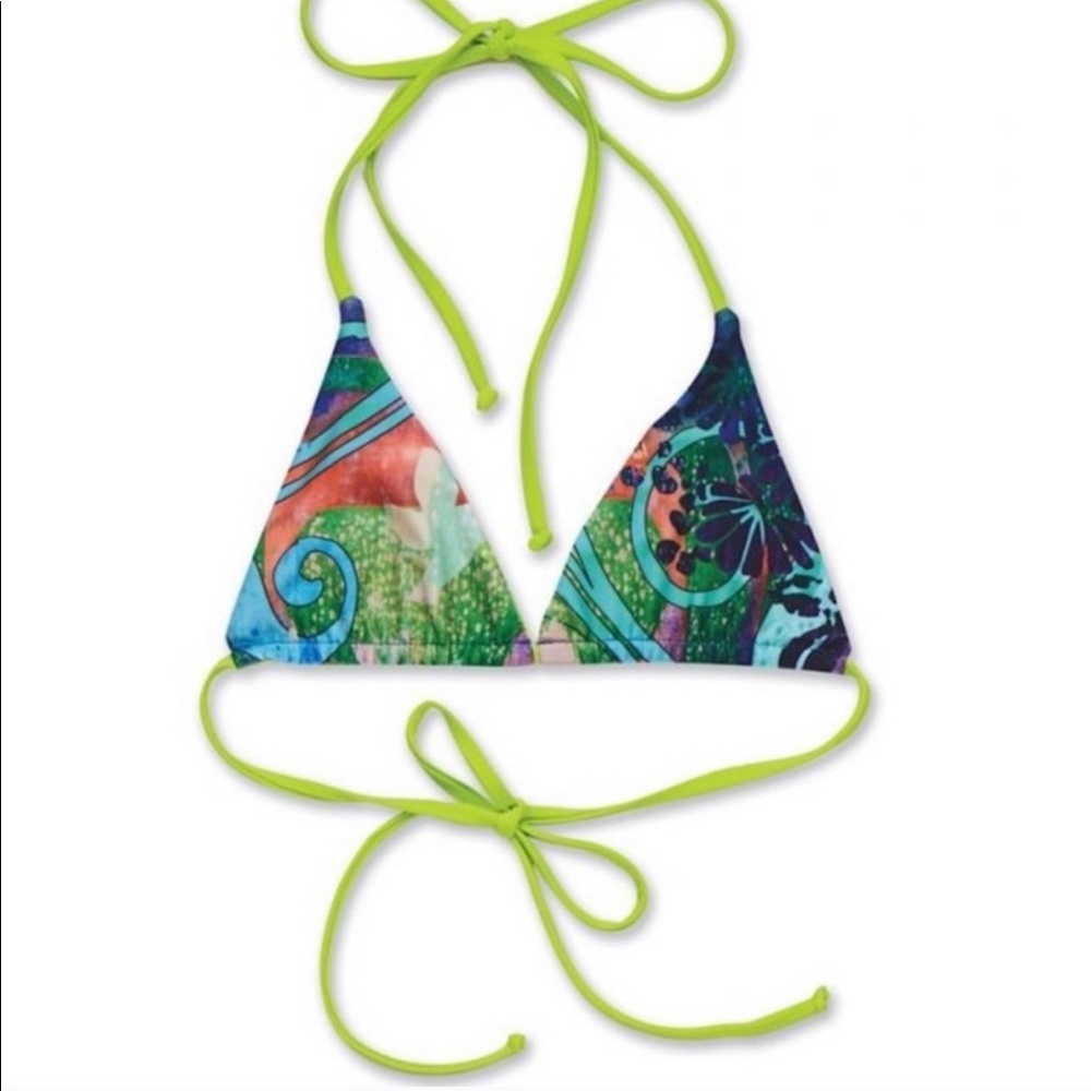 🆕 Dakine reversible green bikini top